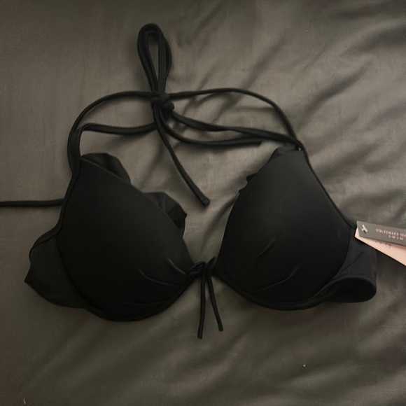 Victoria’s Secret Black Bikini Top 34B - Picture 1 of 1